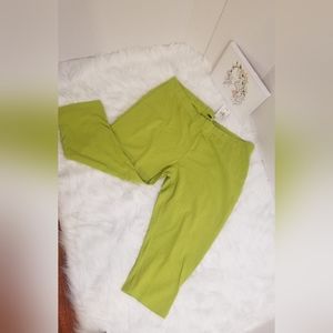 Cute lime green leggings very  streachy